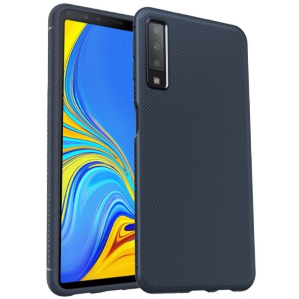 „Lenuo“ твердый силиконовый (TPU) чехол – синий (Galaxy A7 2018)