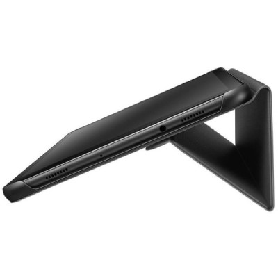 Оригинальный Samsung Galaxy Tab A 10.5 2018 (T590, T595) Book Cover EF-BT590PBEGWW чёрный кожаный чехол-книжка | Vacins.lv