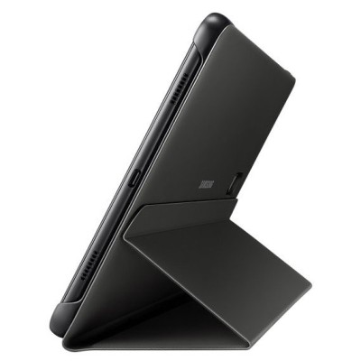 Оригинальный Samsung Galaxy Tab A 10.5 2018 (T590, T595) Book Cover EF-BT590PBEGWW чёрный кожаный чехол-книжка | Vacins.lv