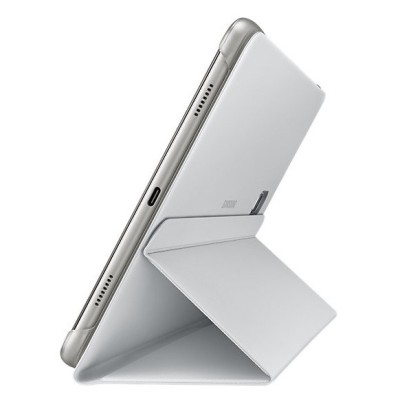 Оригинальный Samsung Galaxy Tab A 10.5 2018 (T590, T595) Book Cover EF-BT590PJEGWW серый кожаный чехол-книжка | Vacins.lv