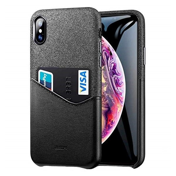 „ESR“ Metro кожный чехол - чёрный / серый (iPhone Xs Max)