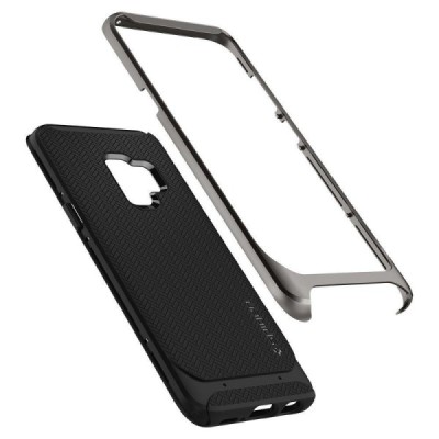 „Spigen“ Neo Hybrid Gunmetal усиленная защита чёрный чехол для Samsung Galaxy S9 (G960) | Vacins.lv