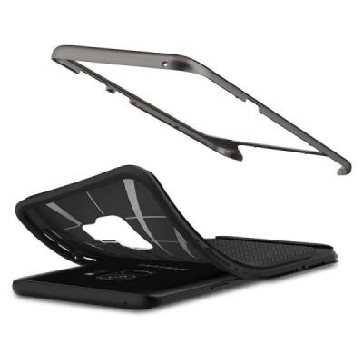„Spigen“ Neo Hybrid Gunmetal усиленная защита чёрный чехол для Samsung Galaxy S9 (G960) | Vacins.lv