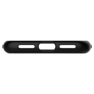 „Spigen“ Liquid Air Apple iPhone X (iPhone Xs) чёрный твердый силиконовый чехол | Vacins.lv