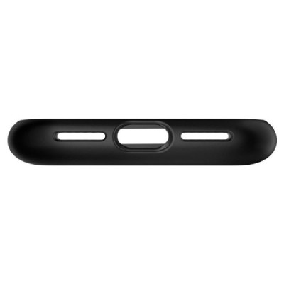 Apple iPhone Xr „Spigen“ Slim Armor CS melns silikons apvalks / vacins.lv