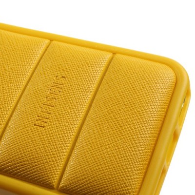 Dzeltens „Infisens“ silikona Apple iPhone 5, 5S apvalks / vacins.lv