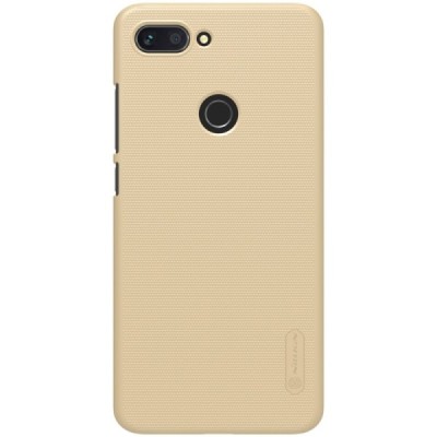 Xiaomi Mi 8 Lite Nillkin Frosted Shield zelta plastmasas apvalks / vacins.lv