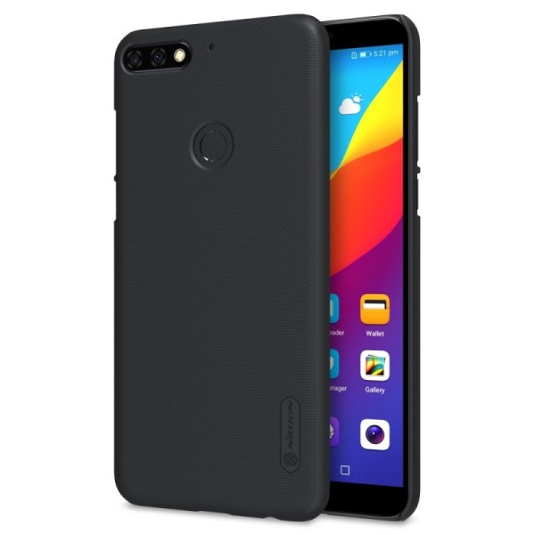Чехол „Nillkin“ Frosted Shield – чёрный (Honor 7C)