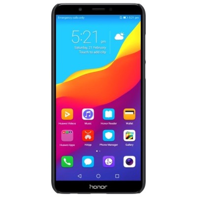 Huawei Honor 7C Nillkin Frosted Shield черный пластиковый чехол | Vacins.lv
