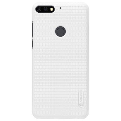 Huawei Honor 7C Nillkin Frosted Shield белый пластиковый корпус + защитная пленка для экрана | Vacins.lv