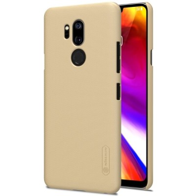 LG G7 ThinQ Nillkin Frosted Shield золотой пластиковый корпус + защитная пленка для экрана | Vacins.lv