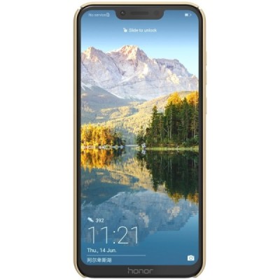 Huawei Honor Play Nillkin Frosted Shield золотой пластиковый чехол | Vacins.lv