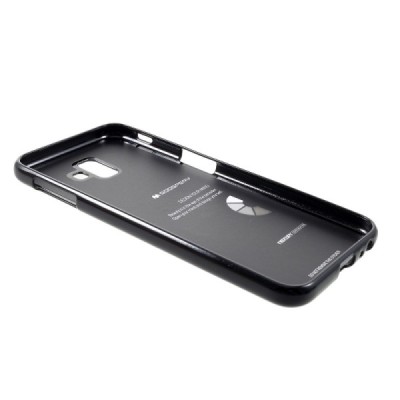 Samsung Galaxy J6+ 2018 (J610) Mercury melns cieta silikona (TPU) apvalks / vacins.lv