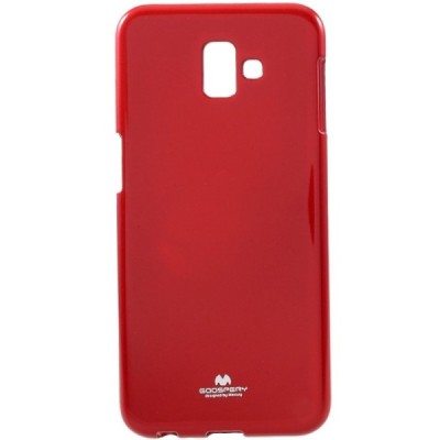 Samsung Galaxy J6+ 2018 (J610) Mercury sarkans cieta silikona (TPU) apvalks / vacins.lv