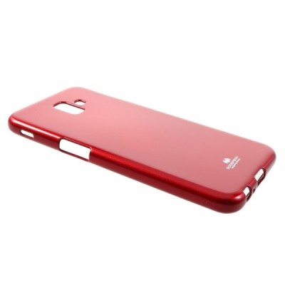 Samsung Galaxy J6+ 2018 (J610) Mercury sarkans cieta silikona (TPU) apvalks / vacins.lv