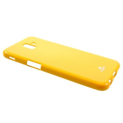 Samsung Galaxy J6+ 2018 (J610) Mercury dzeltens cieta silikona (TPU) apvalks / vacins.lv