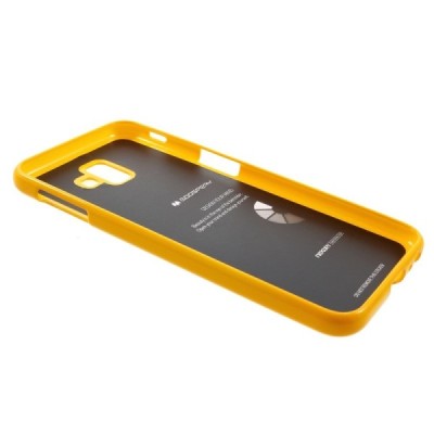 Samsung Galaxy J6+ 2018 (J610) Mercury dzeltens cieta silikona (TPU) apvalks / vacins.lv