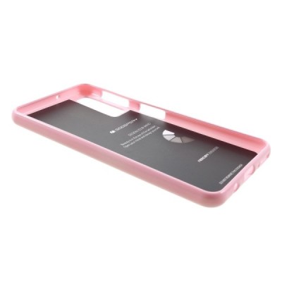 Samsung Galaxy A7 2018 (A750) Mercury gaiši rozs cieta silikona (TPU) apvalks / vacins.lv