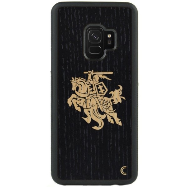 „Crafted Cover“ чехол из натурального дерева - чёрный Vytis (Galaxy S9)
