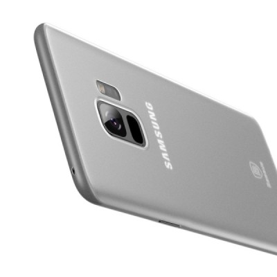 „Baseus“ Wing пластик прозрачный, матовый Samsung Galaxy S9 (G960) белый чехол | Vacins.lv