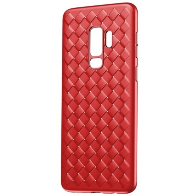 „Baseus“ Weaving Samsung Galaxy S9+ (G965) красный твердый силиконовый чехол | Vacins.lv