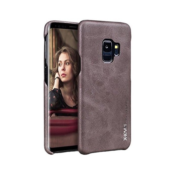 Чехол „X-Level“ Vintage – коричневый (Galaxy S9)