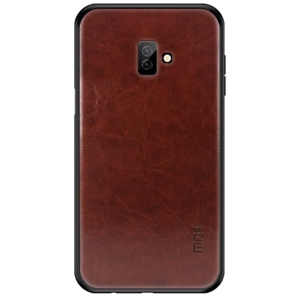 „Mofi“ Pu Leather futrālis - brūns (Galaxy J6+ 2018)