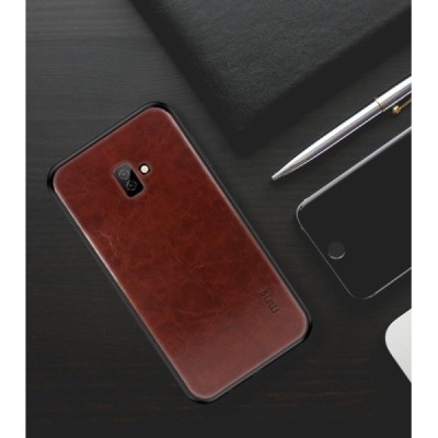 „Mofi“ Pu Leather brūns ādas Samsung Galaxy J6+ 2018 (J610) futrālis / Vacins.lv