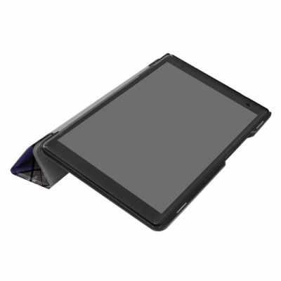 Lenovo Tab4 8 Plus (TB-8704F/N) „Mozaika“ открываемый разноцветный кожаный чехол - книжка | Vacins.lv