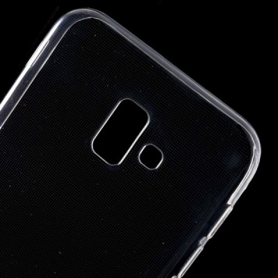 Samsung Galaxy J6+ 2018 (J610) прозрачный твердый силиконовый чехол из TPU, самый тонкий в мире | Vacins.lv