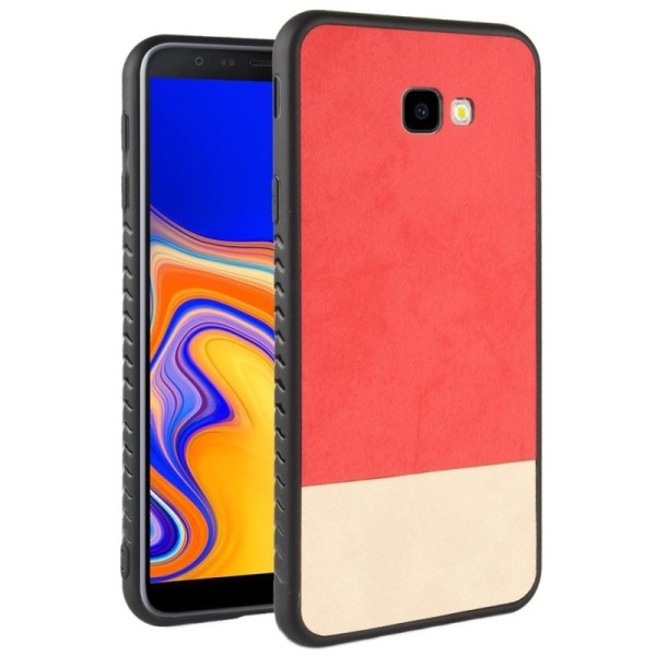 „Bi-Color“ Splicing чехол – красный / песочный цвет (Galaxy J4+)