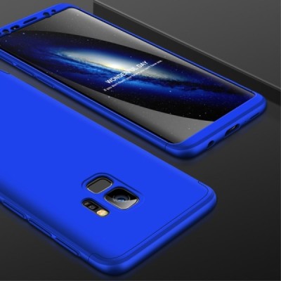 Samsung Galaxy S9 (G960F) Thin Fit 360“ zils futrālis / Vacins.lv