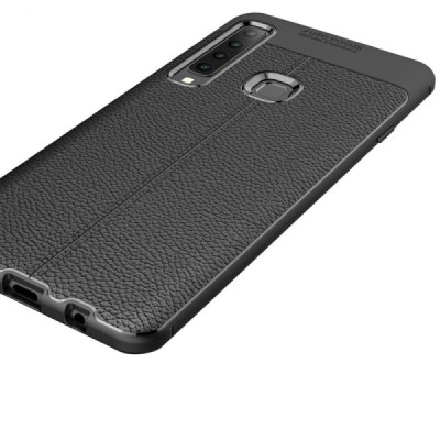 Samsung Galaxy A9 2018 (A9 Star Pro) „FOCUS“ cieta silikona (TPU) melns apvalks / vacins.lv