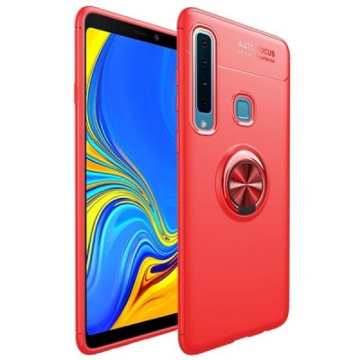Samsung Galaxy A9 2018 (A9 Star Pro) „FOCUS“ Kickstand твердый силиконовый (TPU) чехол - красный | Vacins.lv