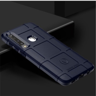 Samsung Galaxy A9 2018 (A9 Star Pro) „Square“ Grid твердый силиконовый чехол из TPU синий | Vacins.lv
