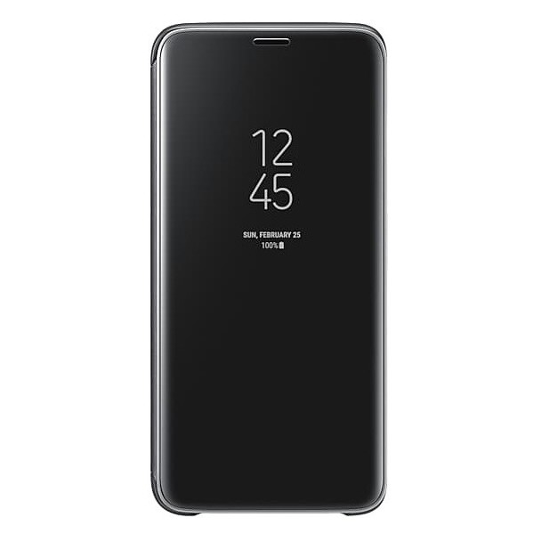„Samsung“ Clear View Standing Cover чехол-книжка - чёрный (Galaxy S9)