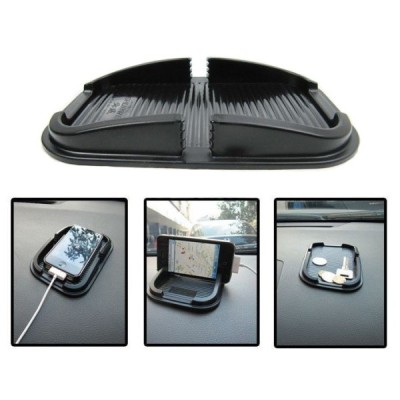 Melns Anti-Slip Pad paklājiņš, autoturētājs (S lielums) / Vacins.lv