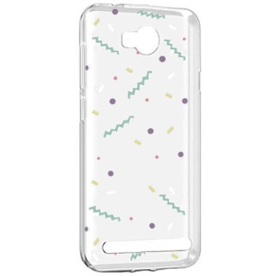 „Pattern“ Huawei Y3 II (Huawei Y3 2) твердый силиконовый чехол с рисунком - прозрачный | Vacins.lv