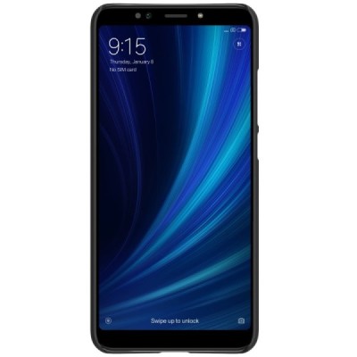 Xiaomi Mi 6X (Xiaomi Mi A2) Nillkin Frosted Shield черный пластиковый чехол | Vacins.lv