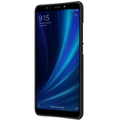 Xiaomi Mi 6X (Xiaomi Mi A2) Nillkin Frosted Shield черный пластиковый чехол | Vacins.lv