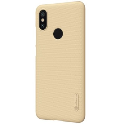 Xiaomi Mi 6X (Xiaomi Mi A2) Nillkin Frosted Shield золотой пластиковый чехол | Vacins.lv