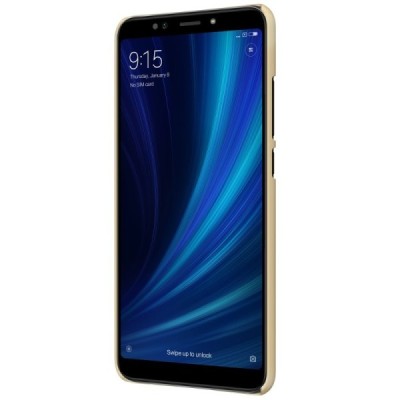 Xiaomi Mi 6X (Xiaomi Mi A2) Nillkin Frosted Shield золотой пластиковый чехол | Vacins.lv