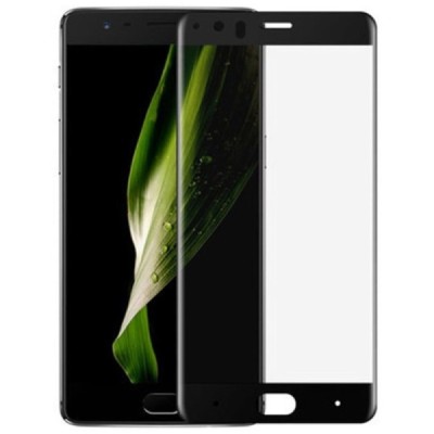OnePlus 5 (OnePlus Five) Mocolo Tempered Glass melns ekrāna aizsargstikls / Vacins.lv