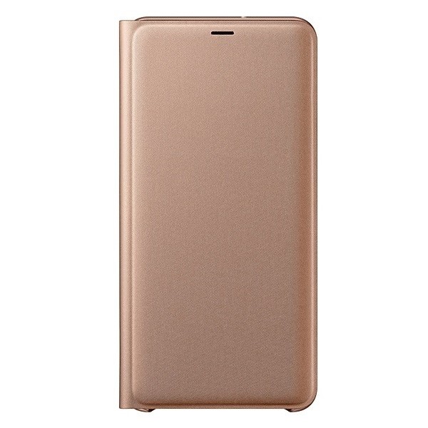„Samsung“ Wallet Cover atvērams maciņš - zelta (Galaxy A7 2018)