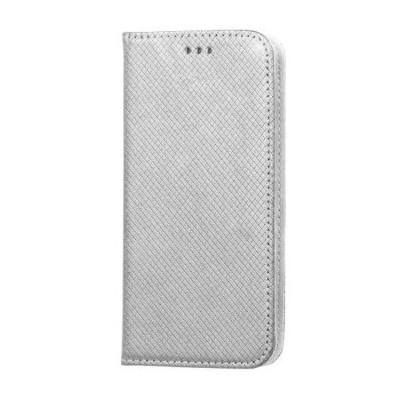 Samsung Galaxy S4 (i9500) „Shell“ solīds atvēramais ādas sudrabs maciņš - maks / Vacins.lv