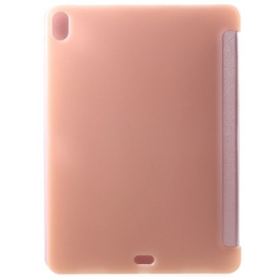 Apple iPad Pro 11 (2018, 1-е поколение) „Shell“ откидной розовый силиконовый чехол-книжка | Vacins.lv