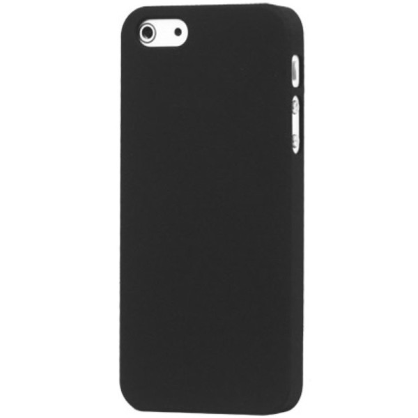 Классический матовый пластиковый чехол - чёрный (iPhone 5 / 5S / SE 2016)