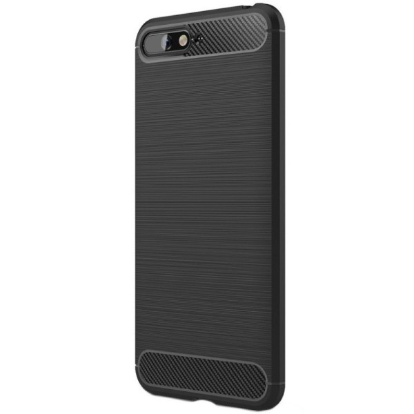 „Carbon“ cieta silikona (TPU) apvalks - melns (Y6 2018)