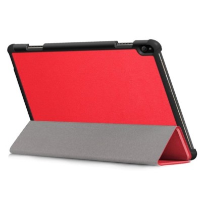 Lenovo Tab P10 (TB-X705F) atvēramais sarkans maciņš / Vacins.lv
