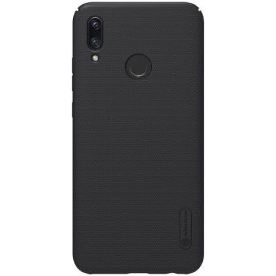 Nillkin Frosted Shield Huawei P smart 2019 (Honor 10 Lite) melns plastmasas futrālis / Vacins.lv